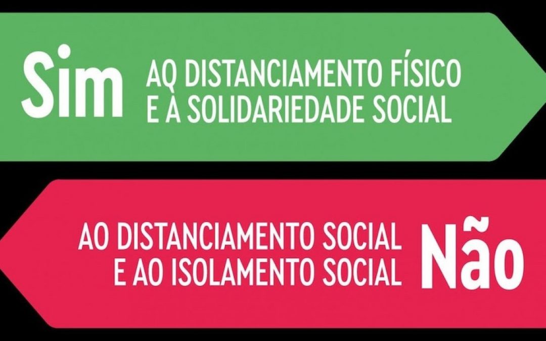 Distanciamento social, não, por favor…